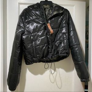 cropped puffer jacket